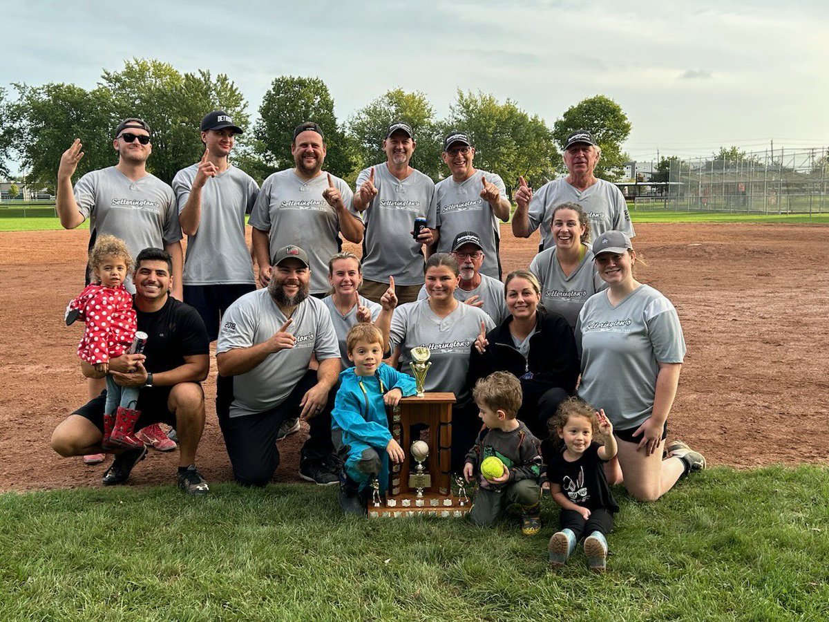 Proud to win our third team championship with family and friends!! Undefeated the entire year. What a Group! #GoSetterington’s