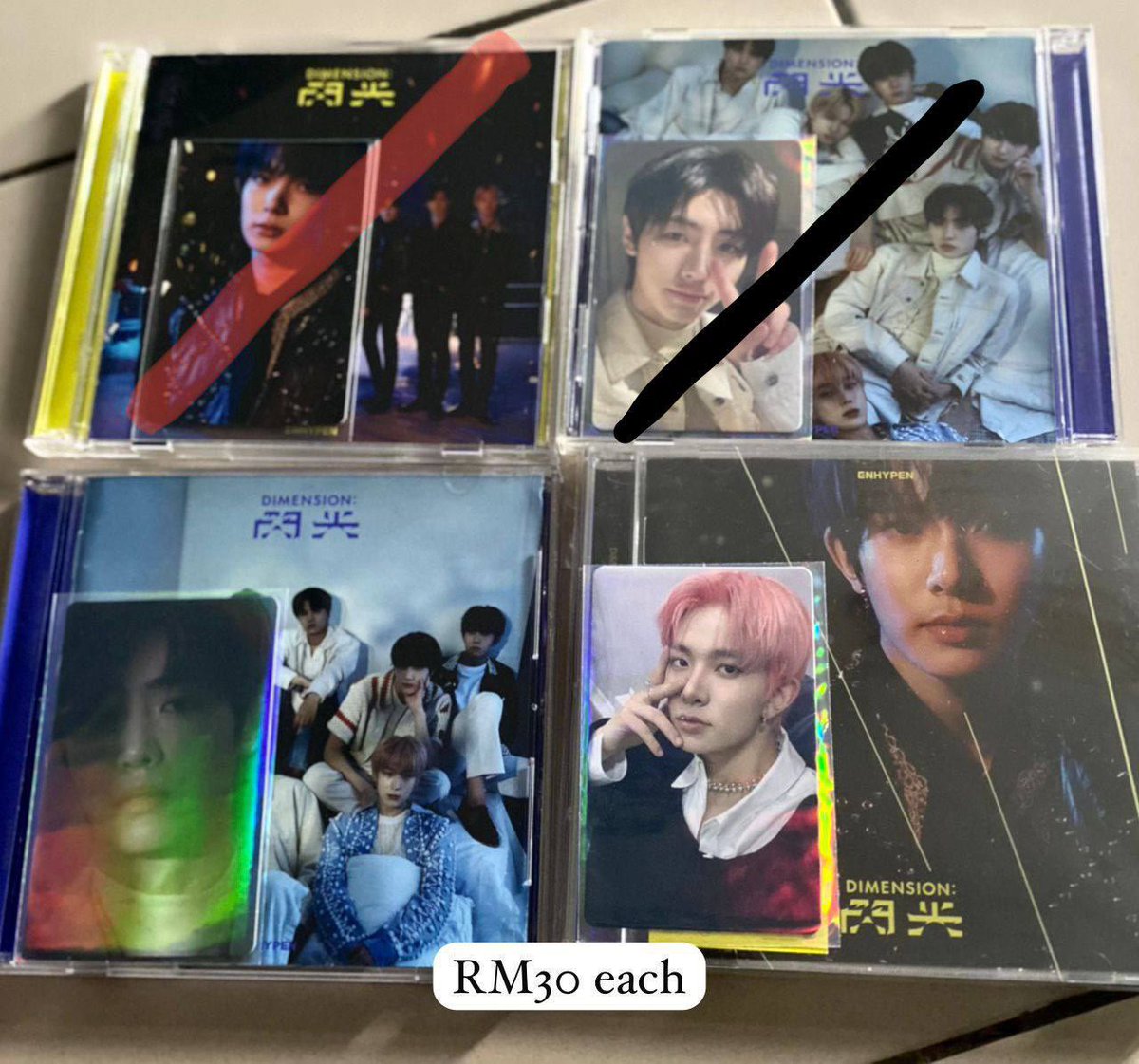 gerberaluvr's tweet photo. 🇲🇾 WTS ENHYPEN —

💫 price in pic
💫 rts ; in need of money for uni
💫 all exc postage
💫 free postage if buy more. will do postage before 6/10 

— 💌 do dm me if interested. thank u <3

#PASARENHYPEN #PASARENHYPENMY #ENGENE #WTSENHYPEN https://t.co/A7OAdKuioG