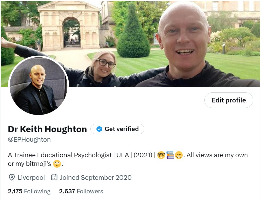 Dr Keith Houghton tweet media
