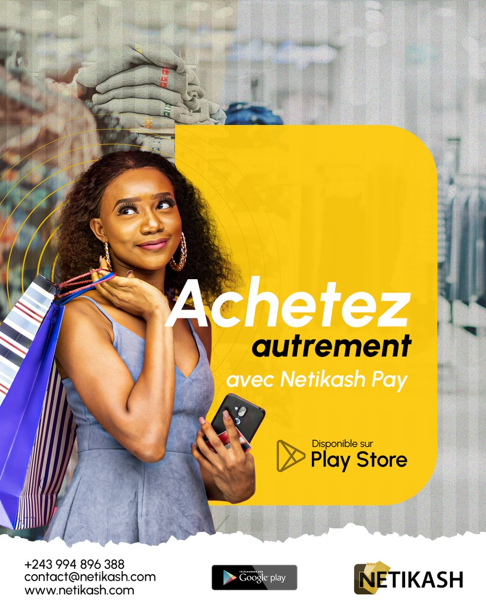 netikash's tweet photo. Nous vous offrons un portemonnaie électronique qui vous simplifie la vie. Avec la possibilité de le relier à vos mobiles money.

Avec Netikash Pay, payez comme vous voulez !

#netikashPay #fintech #achat https://t.co/tvTqa6SRIV