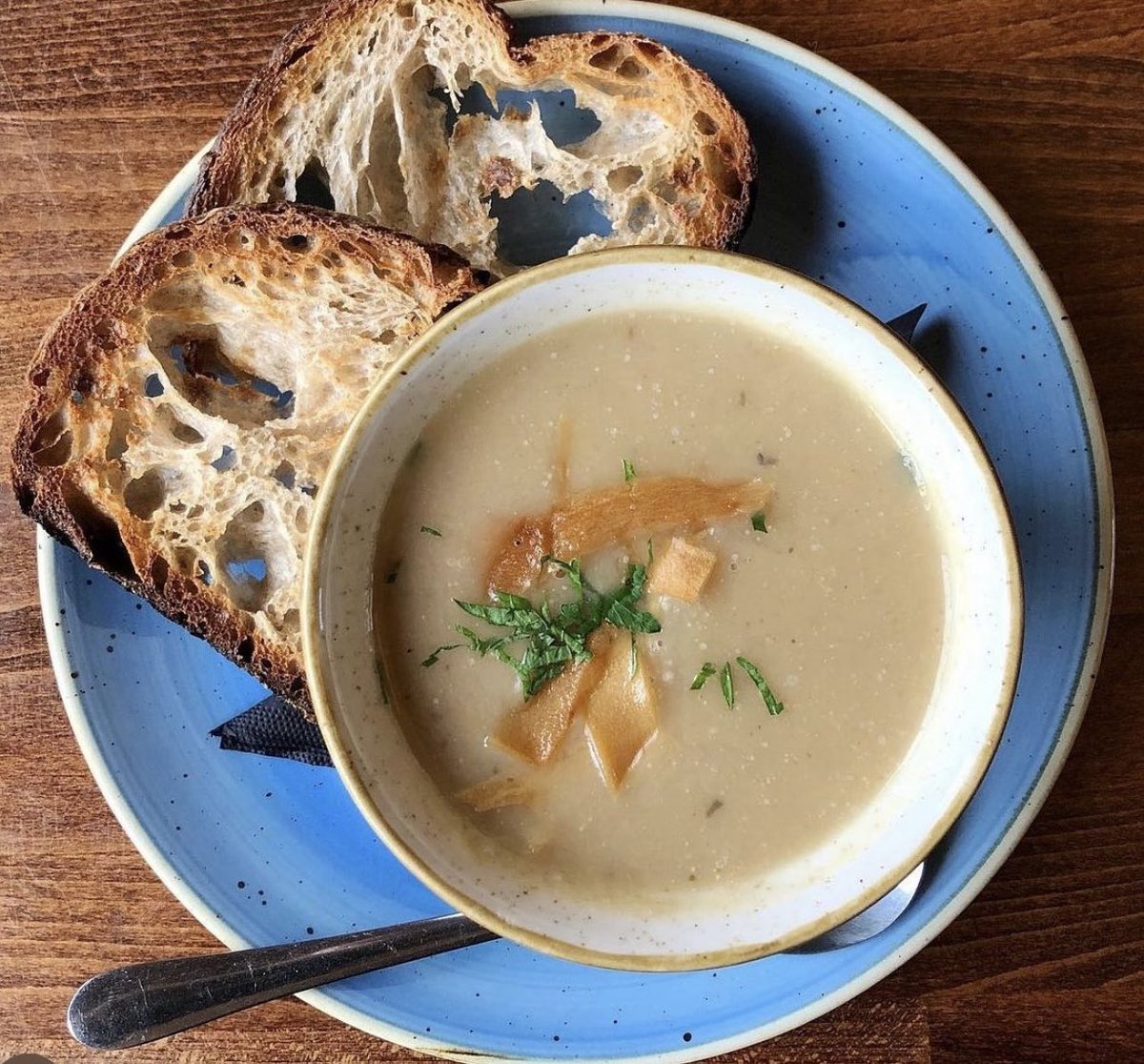 Our seasonal Soup - perfect for those cold days 🥣