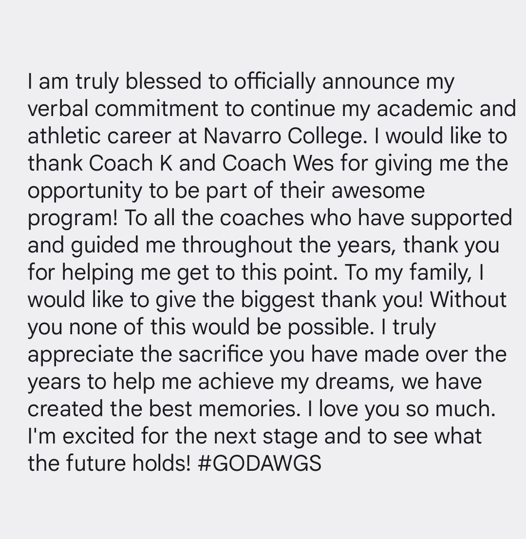 Ready for the next chapter!! Thank you, Coach K and Coach <a href="/tunnell_wesley/">Wesley Tunnell</a>!! #GODAWGS!🐾❤️