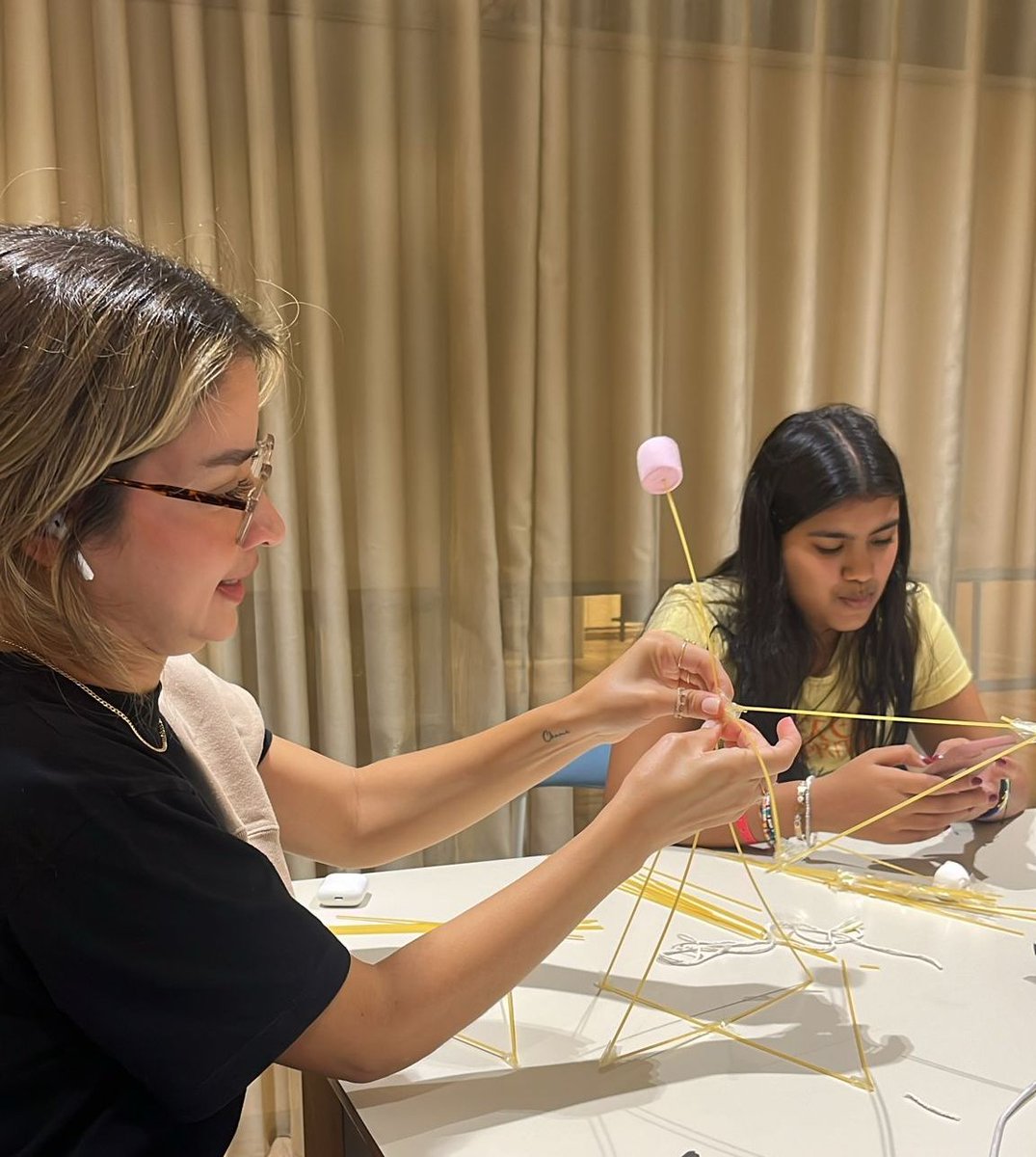 LSDM_Training's tweet photo. Building structures, building dreams. 🧠🚀 Practical lessons bridge the gap between theory and real-world skills, preparing students for the digital future. 💻 #DigitalFuture #MarshmallowChallenge #HandsOnLearning https://t.co/3XRbd4f8Go