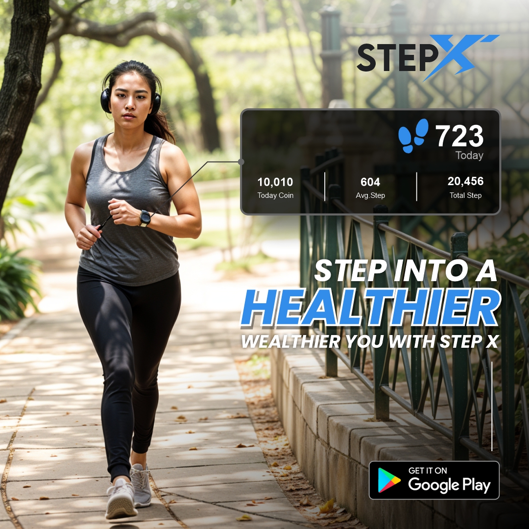 Stepxhealth's tweet image. Your steps can lead to a healthier, wealthier you! Stepx is the key launching soon!

Get ready for Stepx !

#Stepx #HealthAndWealth #StepIntoSuccess #ComingSoon #GoldenSteps #FitnessJourney #EarnAsYouMove #ActiveWealth #GoldenRewards #StepToSuccess