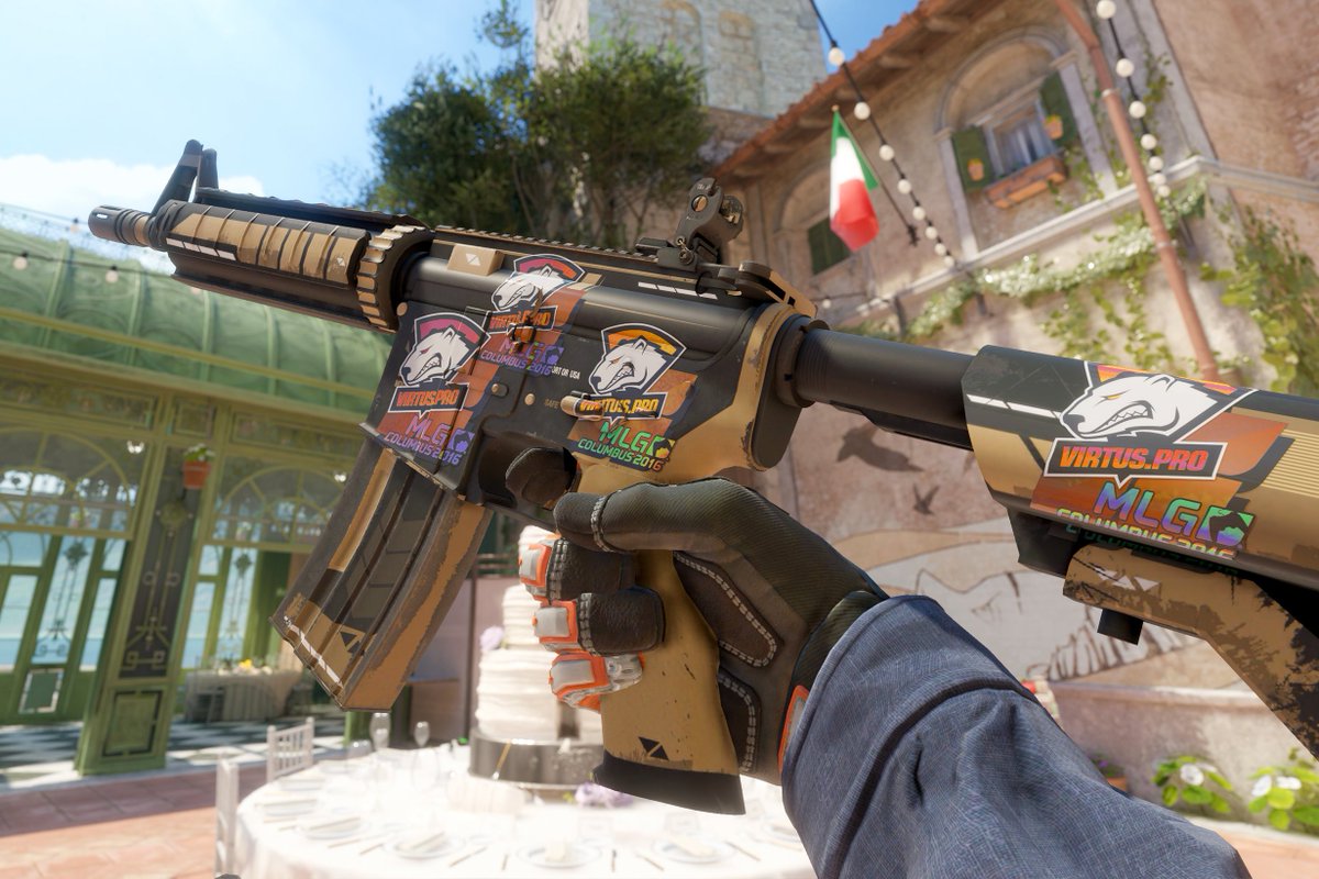 bahbotato's tweet image. giving away this rifle combo since G2 won fall finals 🥰

one winner, two crafts:

+ AK Elite Build
+ M4 Desert-Strike 
both 4x Virtus Pro (Holo) | MLG Columbus 2016

just retweet, follow, and drop a comment. will roll in a week when off tradehold 🧡
