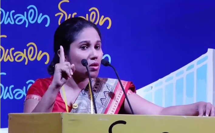 rangaba's tweet photo. Remember @GotabayaR 's favourite Viyathmaga stalwart, Seetha Arambepola, who asked for a VIP light and an umbrella and became known as Seetha Umbrellapola? She seems to have been the biggest beneficiary of @RW_SRILANKA 's largesse, having been given a new Benz S300 hybrid car... https://t.co/lD21YPYaa8
