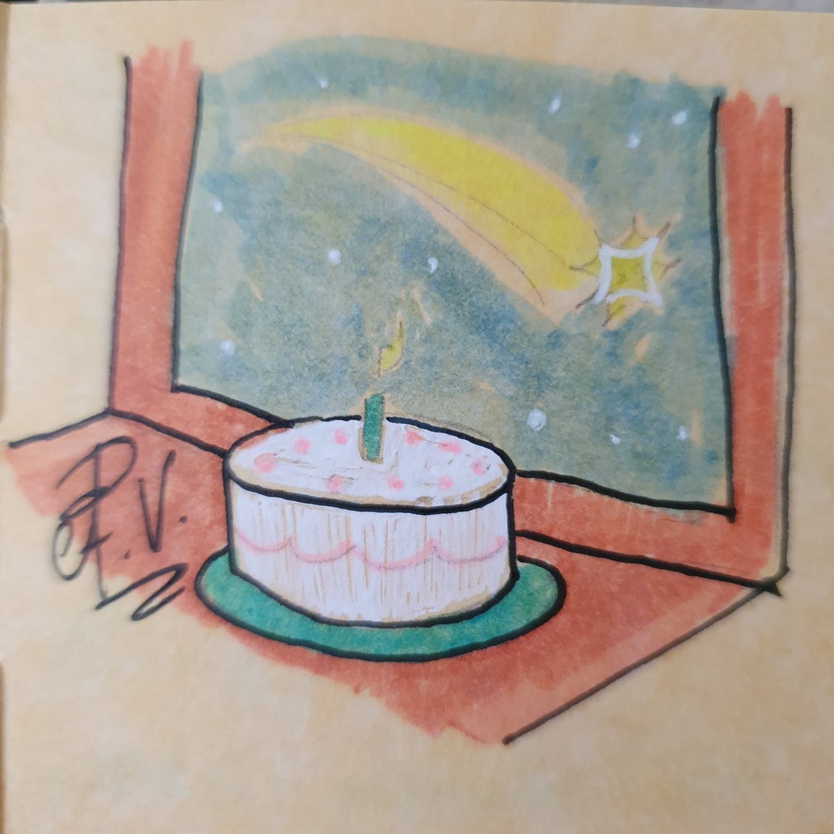 angiepaganv's tweet photo. Last day of #slowtember !!! Things you can make a wish on 🌠 Art challenge by @megaelod
#slowtember2024 #art #digitalart #artchallenge2024 https://t.co/NQDqkwIrEv