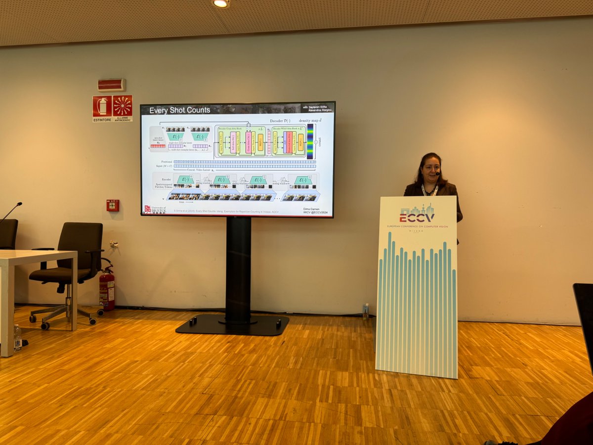 Mina Ghadimi (@ghadimiatigmina) on Twitter photo If joining <a href="/eccvconf/">European Conference on Computer Vision #ECCV2026</a>, don’t miss <a href="/WiCVworkshop/">WiCV</a> happening now! First keynote was a great talk by <a href="/dimadamen/">Dima Damen</a> 🤩 If joining <a href="/eccvconf/">European Conference on Computer Vision #ECCV2026</a>, don’t miss <a href="/WiCVworkshop/">WiCV</a> happening now! First keynote was a great talk by <a href="/dimadamen/">Dima Damen</a> 🤩