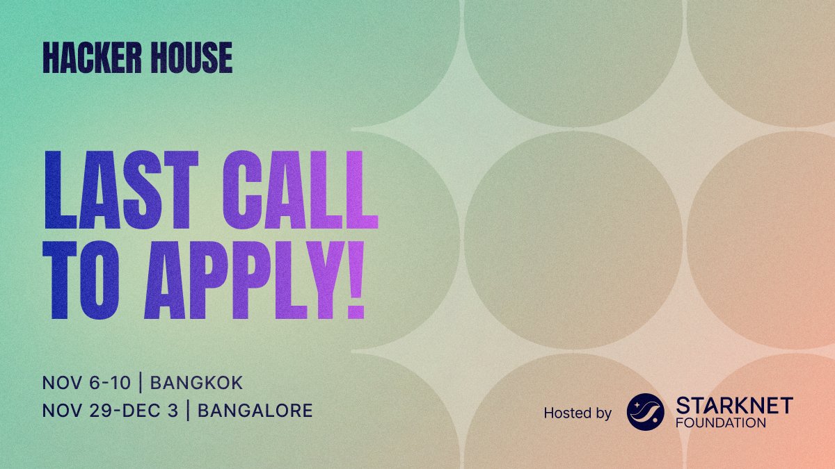 Starknet Community Intern tweet media