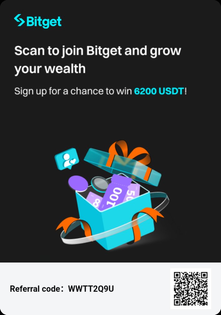Newblack84's tweet photo. Join Bitget now to win 6200 USDT!
https://t.co/KfCy0yVj48 https://t.co/vqnjgoNFOI