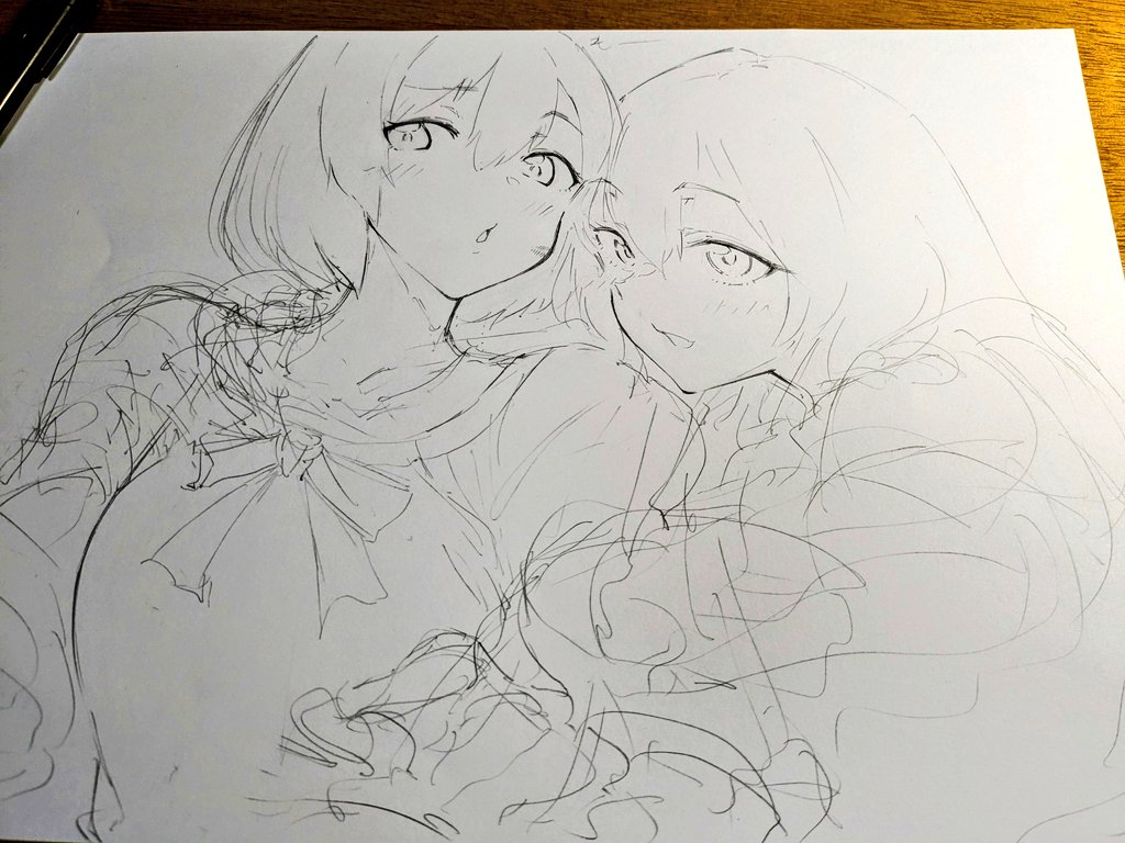 疲れて眠すぎるがペンを持たねば絵は描けぬ 