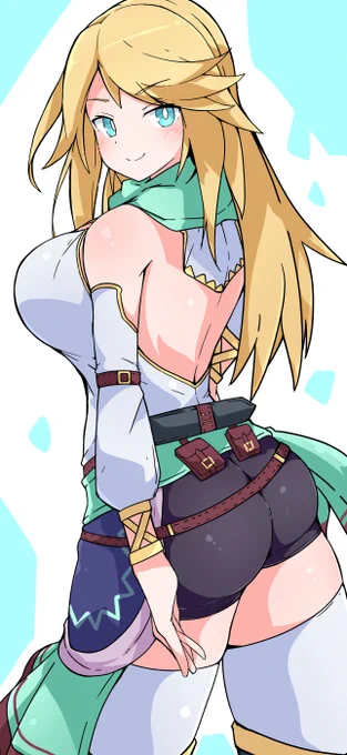 ご依頼品のシャーリー( 'ω')まあ間違いなく"脚部"の衣装だなって…( 'ω') #アリスギアお絵かき 