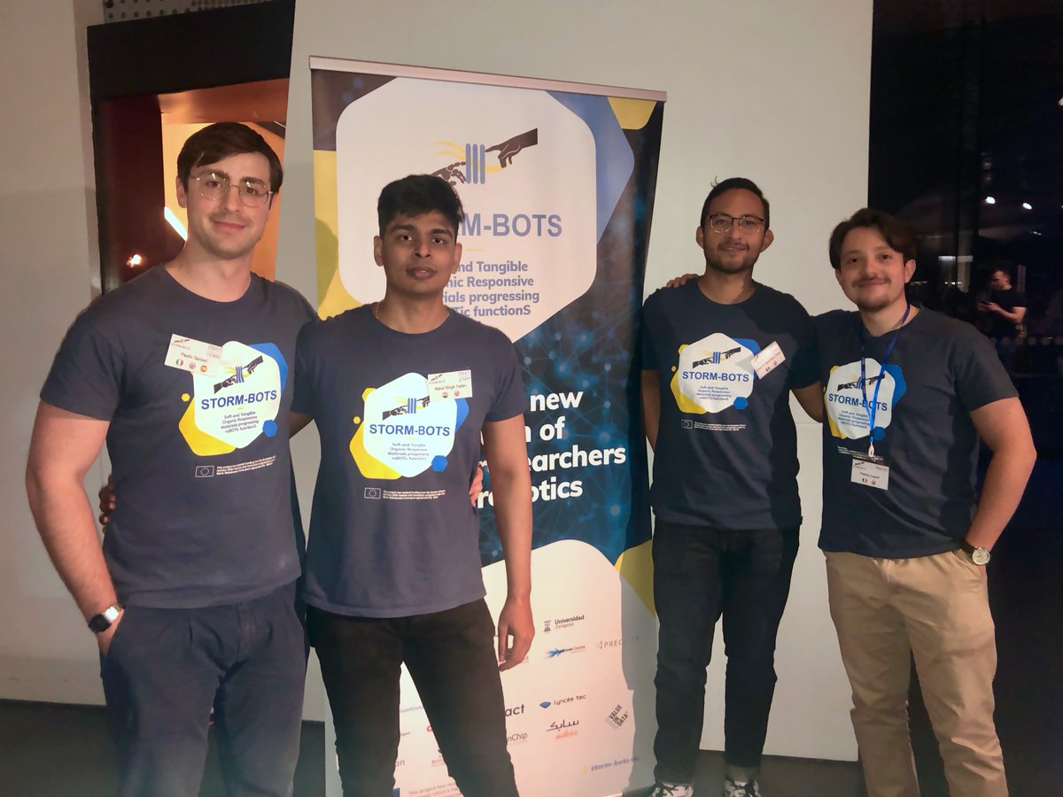Huge thanks to all who visited the STORM-BOTS stand at European Researchers Night, at <a href="/CaixaForum/">CaixaForum</a> ZGZ! 🙌
Our ESRs did an amazing job presenting their research. Your curiosity and passion made the event unforgettable! #ERN2024 <a href="/INMAdivulga/">INMAdivulga</a> @AragonCsic @MSCActions <a href="/REA_research/">European Research Executive Agency</a>