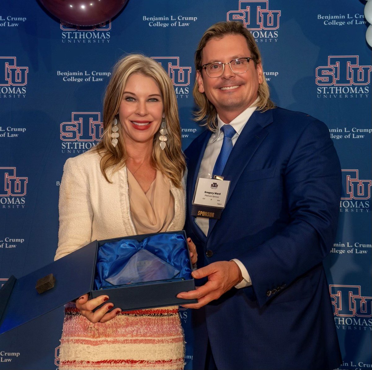 On 9/26/24 at a gala hosted by St. Thomas University President David A. Armstrong and Law School Dean Tarlika Nuñez-Navarro, Judge Bronwyn C. Miller received the Ronald Reagan Freedom and Democracy Award from St. Thomas University Benjamin L. Crump College of Law.
