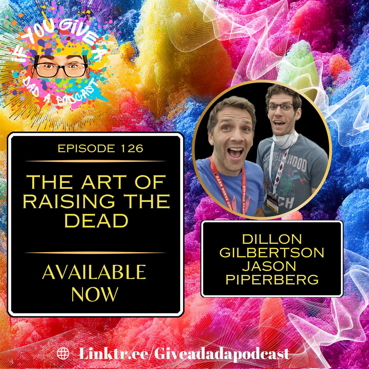 It's podcast time! Join me for this fun episode with the writer and the artist for My Neighbor Necromancer! Available now everywhere!

linktr.ee/Giveadadapodca…

 #Comics #artist #ComicArt #ComicBooks #NewEpisode #interview #IYGADAP #art #conversation #myneighbornecromancer