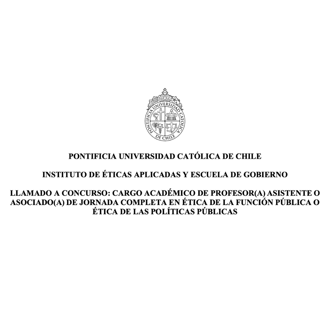 Instituto de Éticas Aplicadas UC tweet media