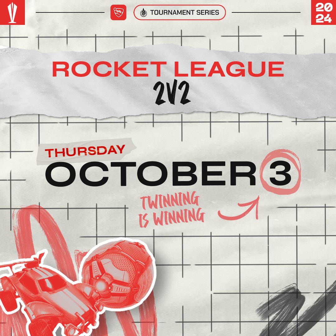 Get your Rocket League buddy, because it is time for a 2v2 tournament in Rocket League on Thursday 3/10! Are you the best team out there? Prove it by signing up!

Sign ups: bit.ly/3BnqCq6

#rocketleague