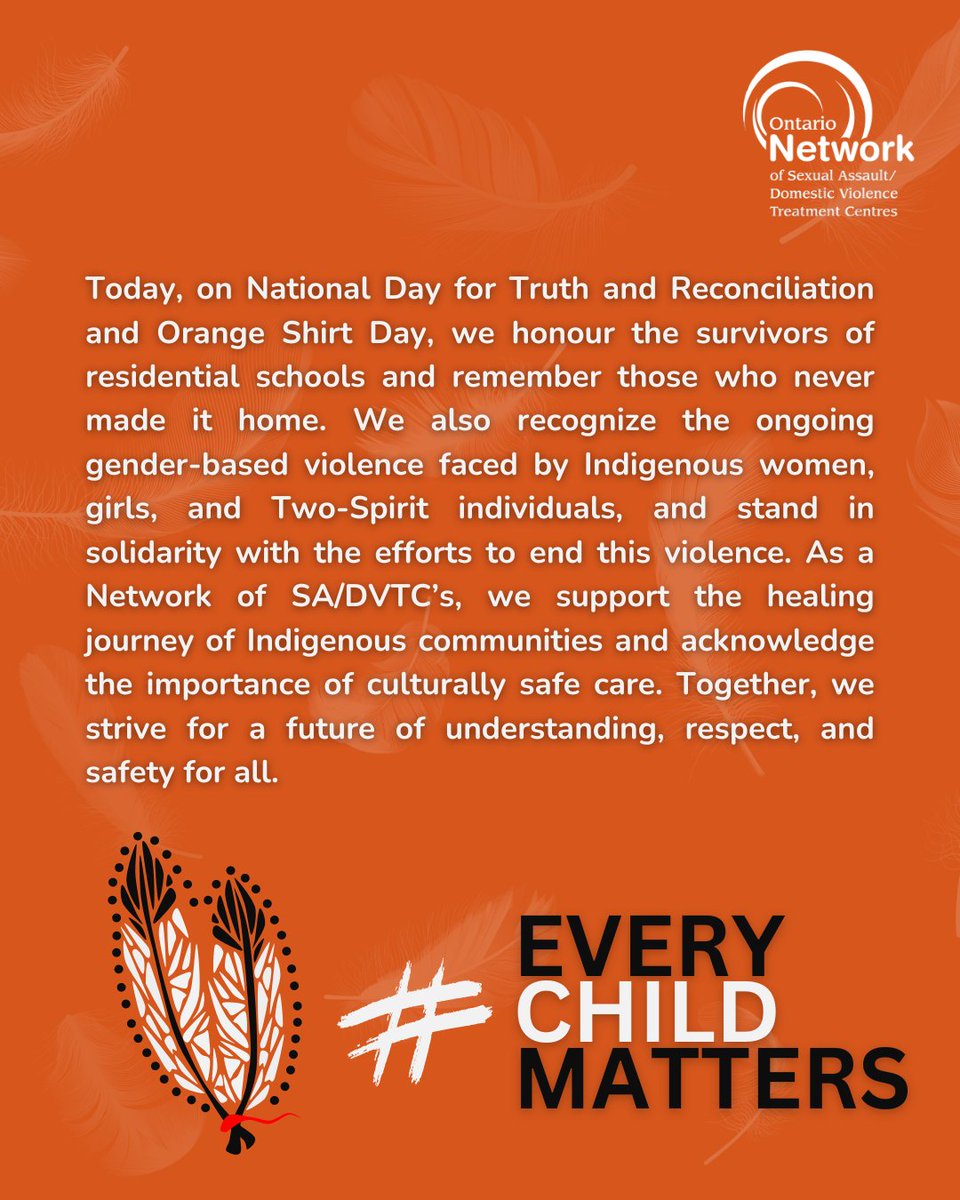 SADVTC's tweet image. #NDTR #EveryChildMatters #OrangeShirtDay