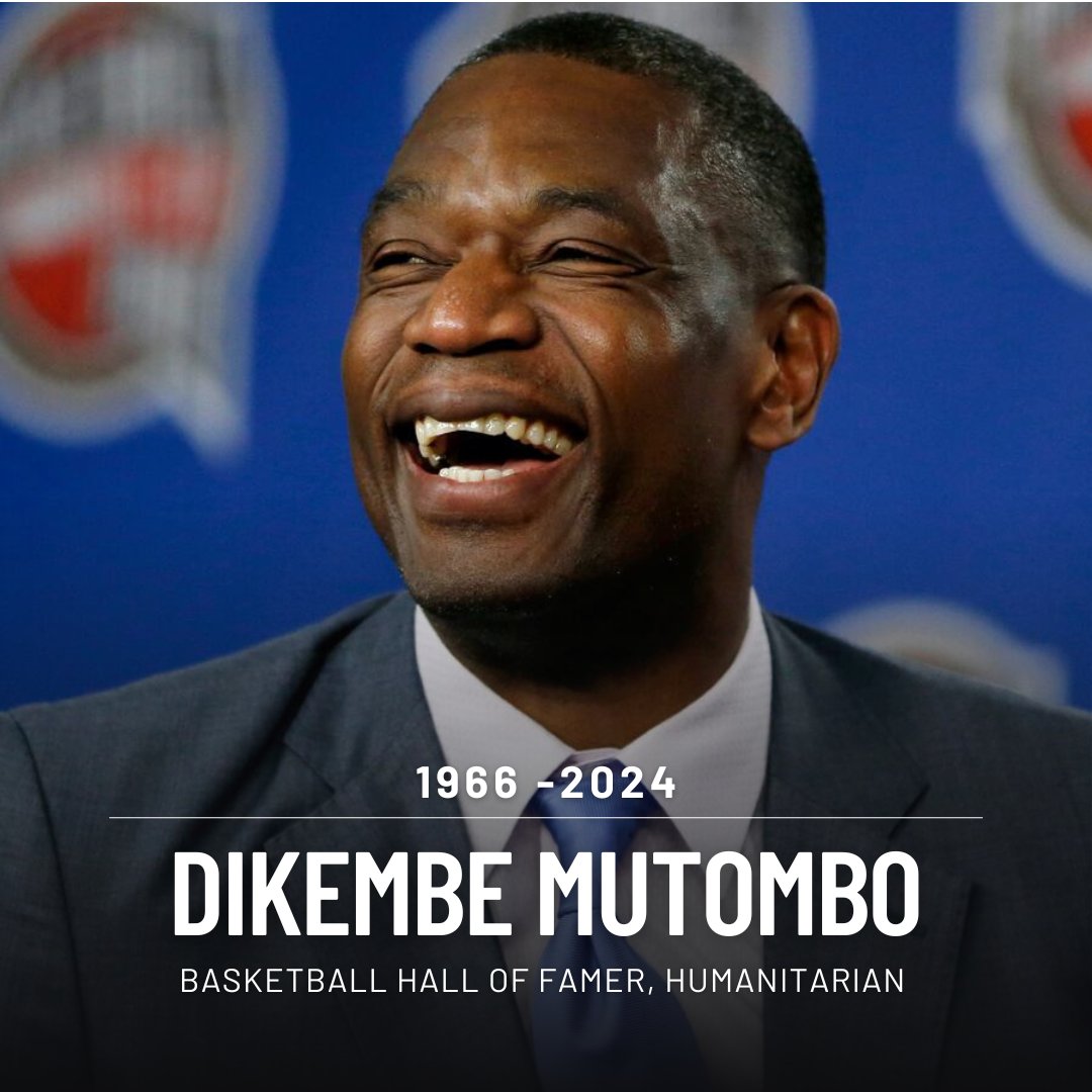 WAFB's tweet image. Former NBA basketball player, Hall of Famer Dikembe Mutombo has died from brain cancer. #wafb #Mutombo #DikembeMutombo tinyurl.com/4e4n8bmr?utm_s…