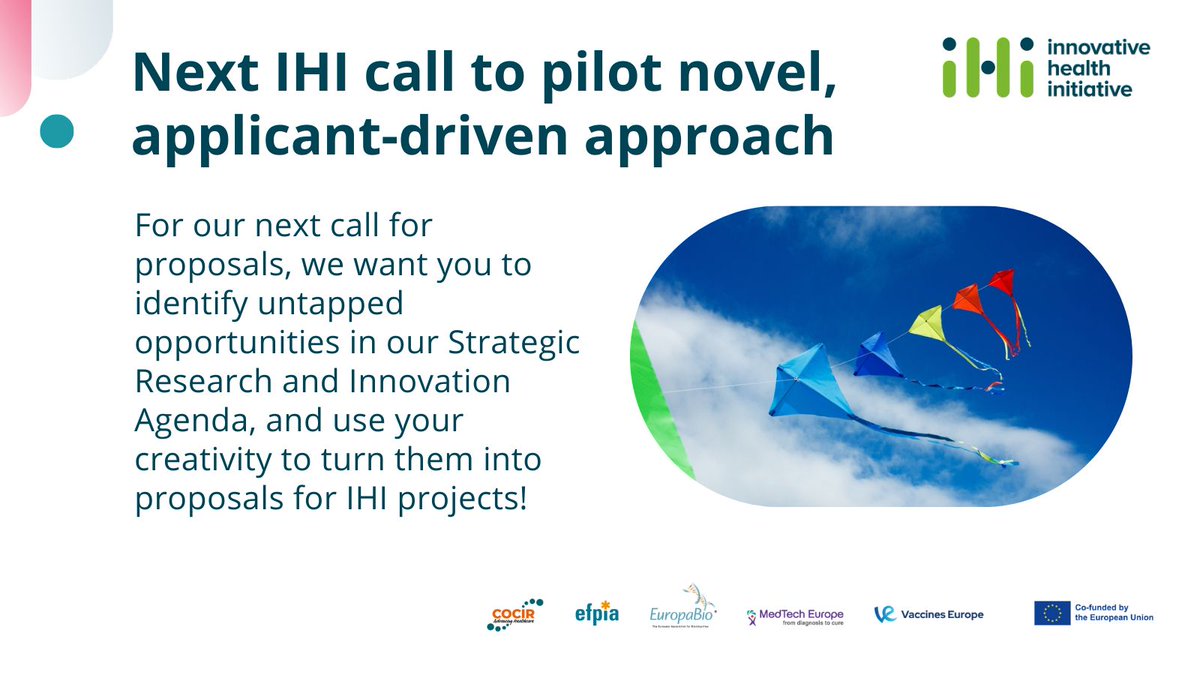 Horizon Europe UK National Contact Point: Health (@health_ncp_uk) on Twitter photo 📢 NEW <a href="/IHIEurope/">Innovative Health Initiative</a> FUNDING OPPORTUNITY, plus Info Event, Brokerage Events and Online Platform.
📢Also <a href="/innovateuk/">Innovate UK</a> Travel Grants enable UK SMEs to apply for funding to attend the IHI partnering event in Brussels.
👉Further info on all this at: linkedin.com/posts/jo-frost… 📢 NEW <a href="/IHIEurope/">Innovative Health Initiative</a> FUNDING OPPORTUNITY, plus Info Event, Brokerage Events and Online Platform.
📢Also <a href="/innovateuk/">Innovate UK</a> Travel Grants enable UK SMEs to apply for funding to attend the IHI partnering event in Brussels.
👉Further info on all this at: linkedin.com/posts/jo-frost…