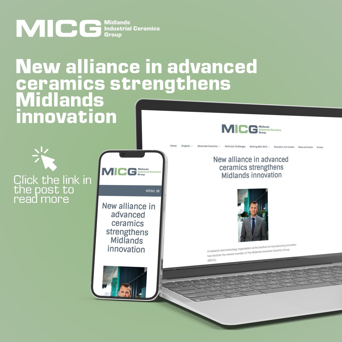 The Manufacturing Technology Centre (MTC) has become the newest member of The Midlands Industrial Ceramics Group (MICG).

You can read more on the announcement here: bit.ly/3Y6zp8V