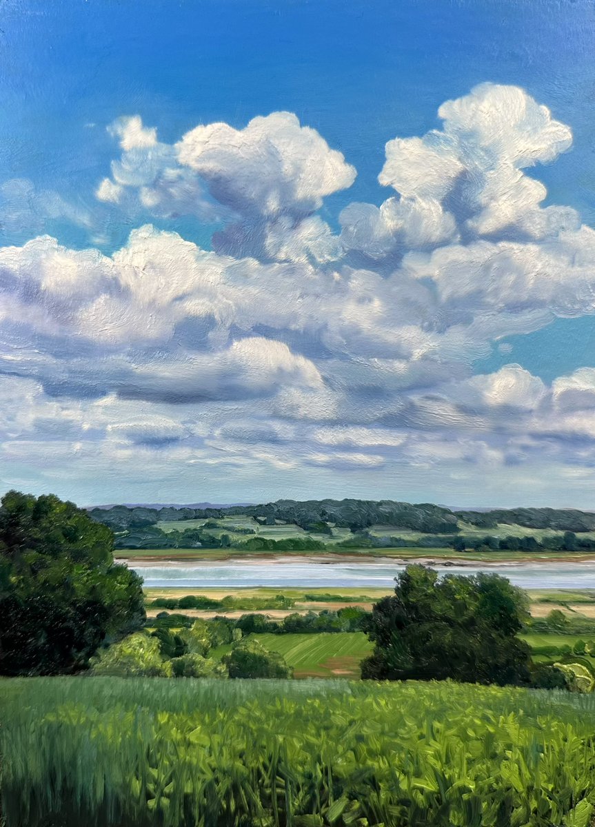 tagsalegirl's tweet photo. Summer Day near Lydney
Gloucestershire, England
7x5” oil on board
Available! https://t.co/CdRDw24naw