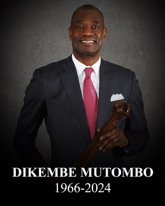 GraceShako1's tweet image. 🔴 Urgent : La @NBA  annonce le décès de Mutombo Dikembe (@officialmutombo ), légende du basketball, à l'âge de 58 ans. Une immense perte pour le sport. #Gsk #RIPMutombo #NBA
