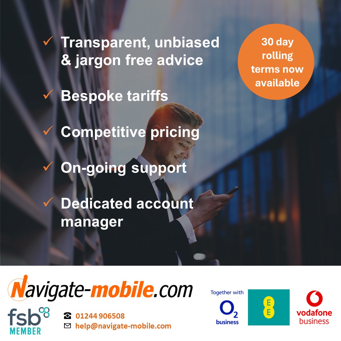 Navigate_Mobile's tweet image. Great to be working again with @virginmedia @o2businessuk, @EE and @VodafoneUK. Get in touch now!