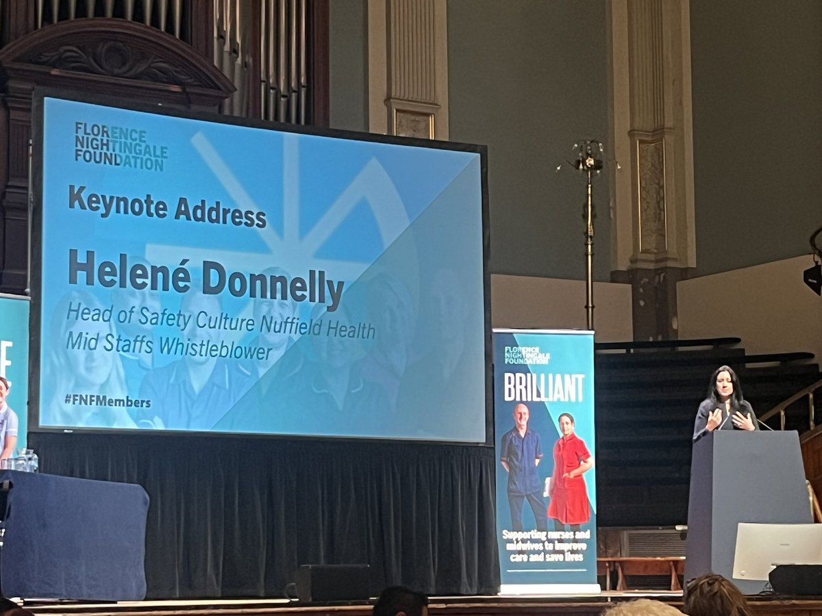 #FNFMembers “The ability to speak up is a gift, we should say thank you” Helené Donnelly. Just one of the great speakers at today’s FNF symposium <a href="/UOD_SONM/">School of Nursing and Midwifery @Derbyuni</a>  #leadwithcompassion