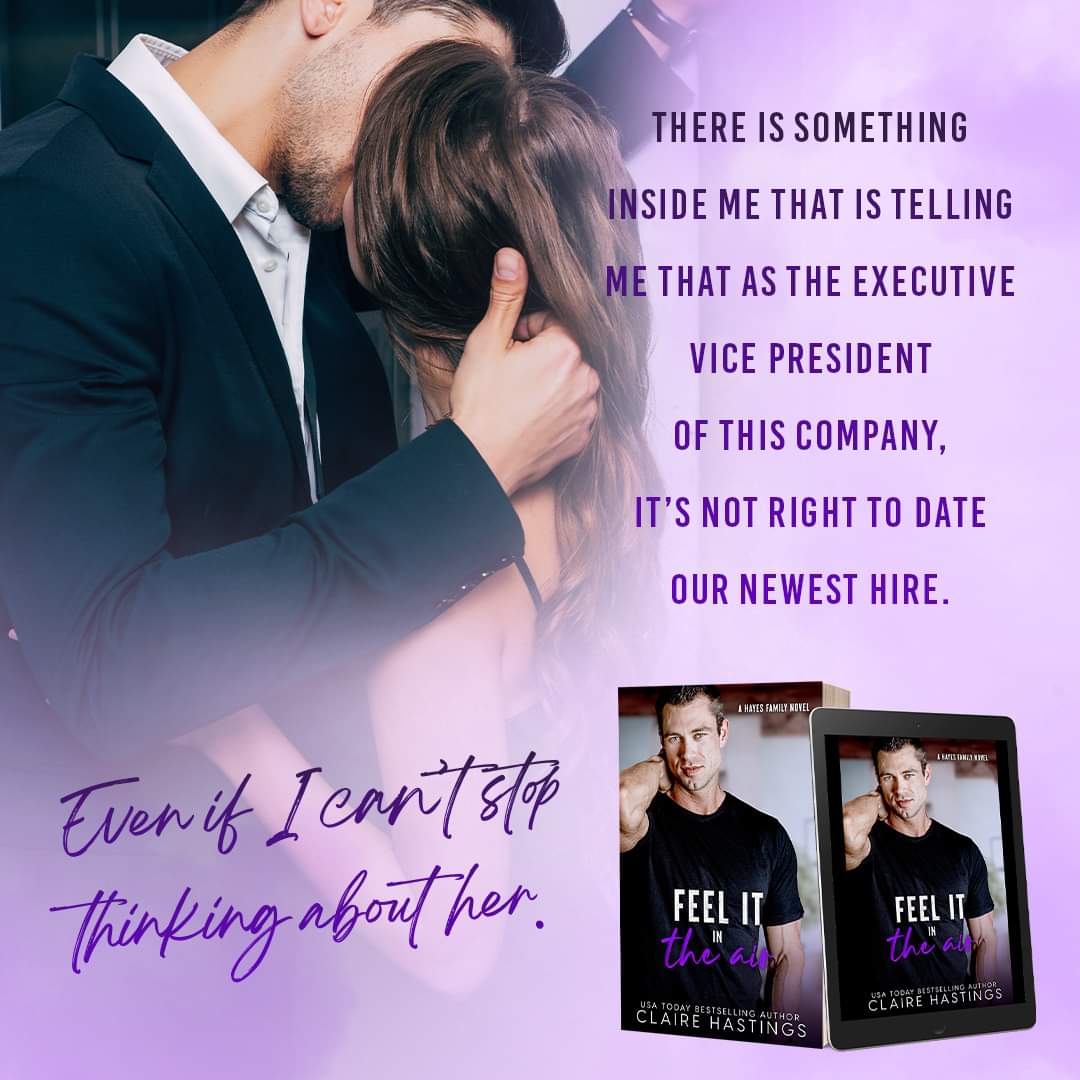 TEASER ALERT: FEEL IT IN THE AIR (HAYES FAMILY) BY CLAIRE HASTINGS

lovestruck677.blogspot.com/2024/09/teaser…

#clairehastings #hayesfamilyseries #feelitintheair #coverreveal #comingsoon #preorder #workplaceromance #agegap #smalltown #workplace  #bookaddict #booklove  #romancebooks