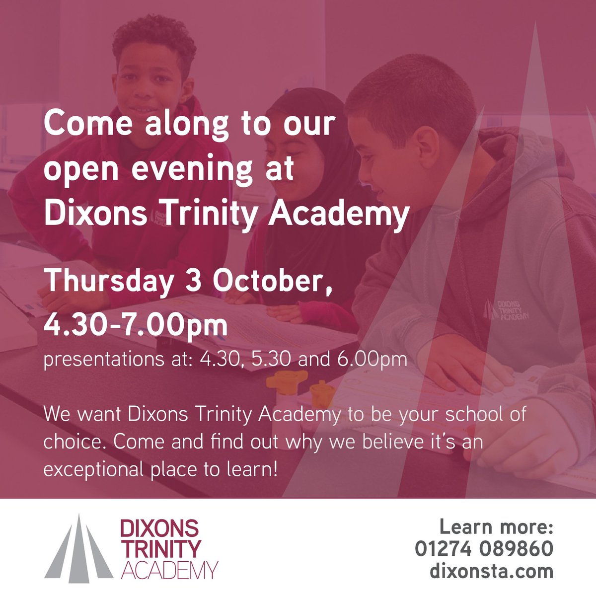 Calling all Year 6 students and families!

Our open evening is this Thursday!

#threedaystogo #openevening