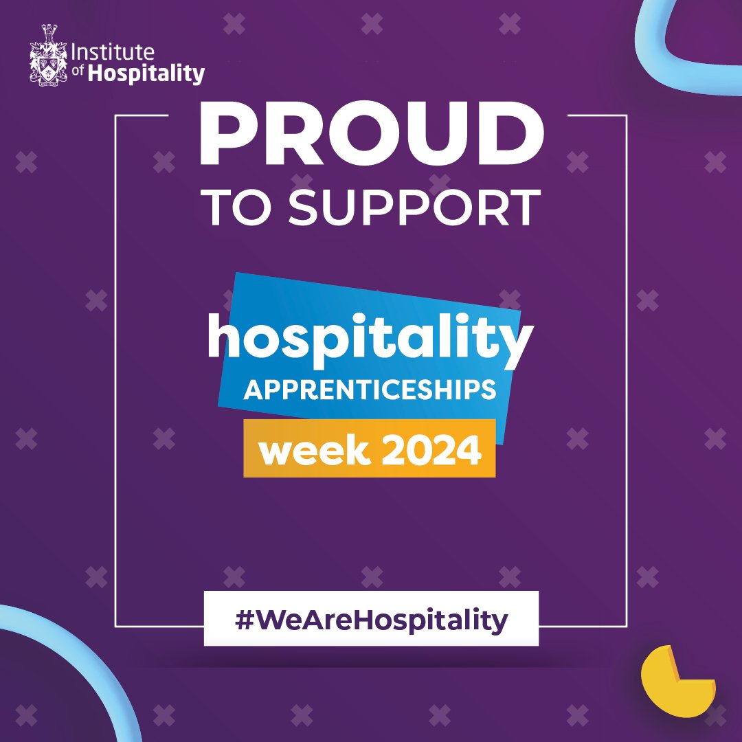 IoH_Online's tweet image. The Institute of Hospitality are delighted to support #HospitalityApprenticeshipWeek this week and are proud partners of @HITTraining... 
#WeAreHospitality #AcademicPartners #imin #IoH #Hospitality