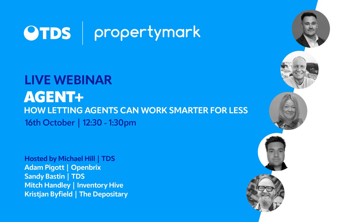 Agent+: How letting agents can work smarter for less.
Kristjan will be taking part in a power hour alongside industry experts on 16th October at 12:30pm. Sharing tips to help simplify daily tasks for letting agents throughout the lifecycle of a tenancy.
tinyurl.com/38cnjy3y