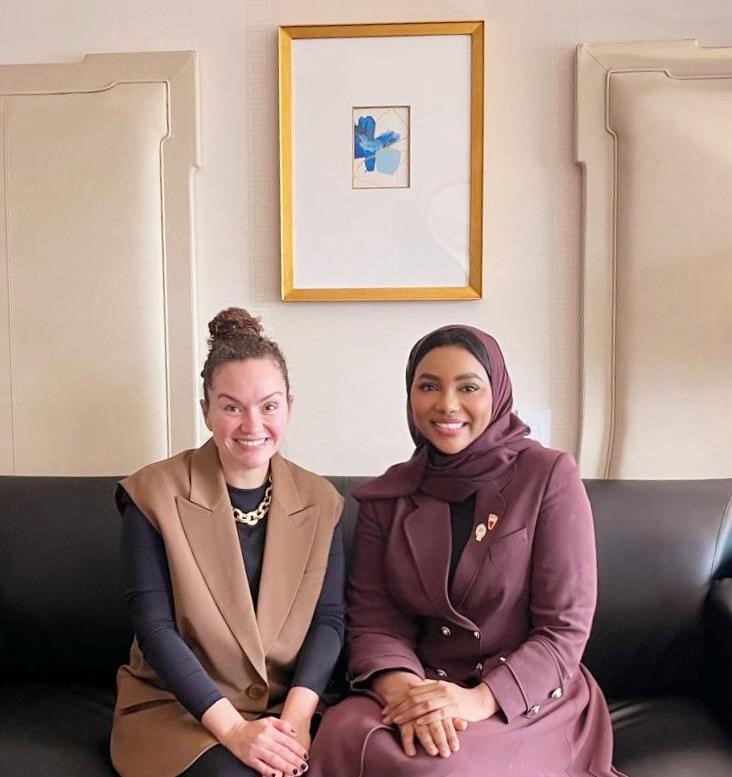 It was a pleasure to meet with Global Communication Office Director General @nccBahrain Islam Abduljabbar during #UNGA79 to discuss furthering cooperation on shared U.S.-Bahrain priorities.
