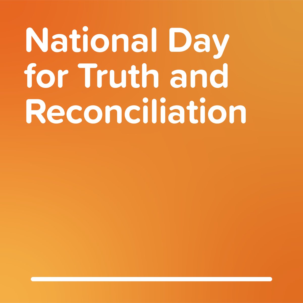 Today marks the 4th National Day for Truth and Reconciliation in Canada. DSBN students and staff are wearing orange today to recognize the impact of residential schools, to honour the victims and survivors, and to truly reflect and learn from this chapter of Canada’s past. 🧡