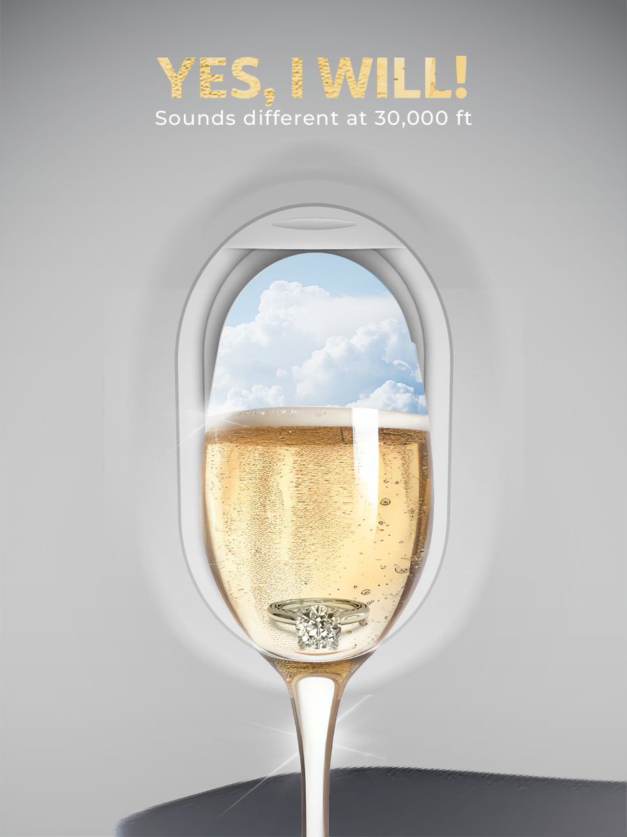 JetSetGoIndia's tweet image. Propose in the sky with unmatched intimacy! A private jet creates the perfect setting for a magical 'yes' without interruptions.

Book at JetSetGo.in or call +91-11-40845858.

#PrivateJetProposal #JetSetRomance #PerfectProposal #LoveInTheClouds #LuxuryEngagement