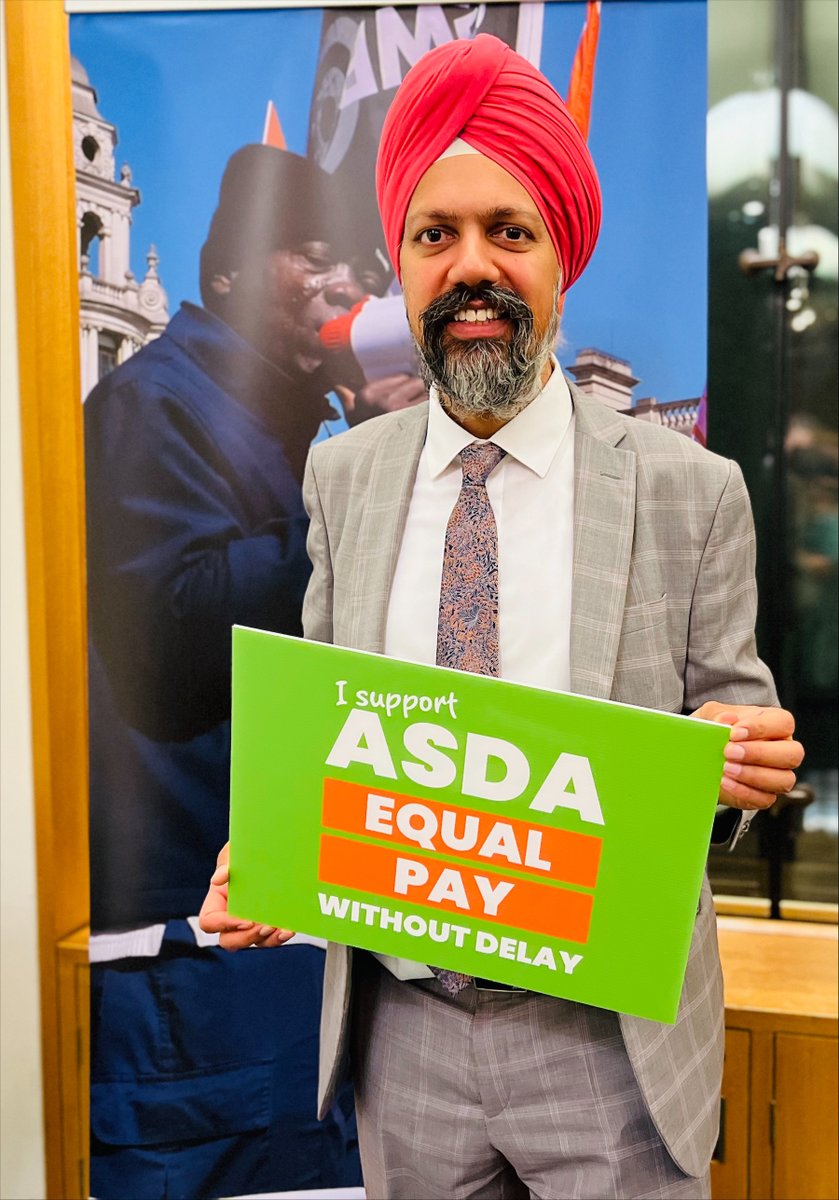 #Gender should never justify disproportionate pay.

Proud to show my support and solidarity for tens of thousands of ASDA workers, who have long been fighting for #EqualPay justice.