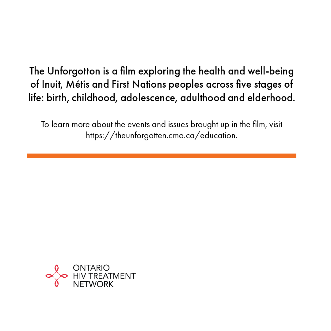 Today, on National Day for Truth and Reconciliation, we want to share a film, The Unforgotten, which explores the health and well-being of Indigenous peoples across five stages of life: birth, childhood, adolescence, adulthood, and elderhood.