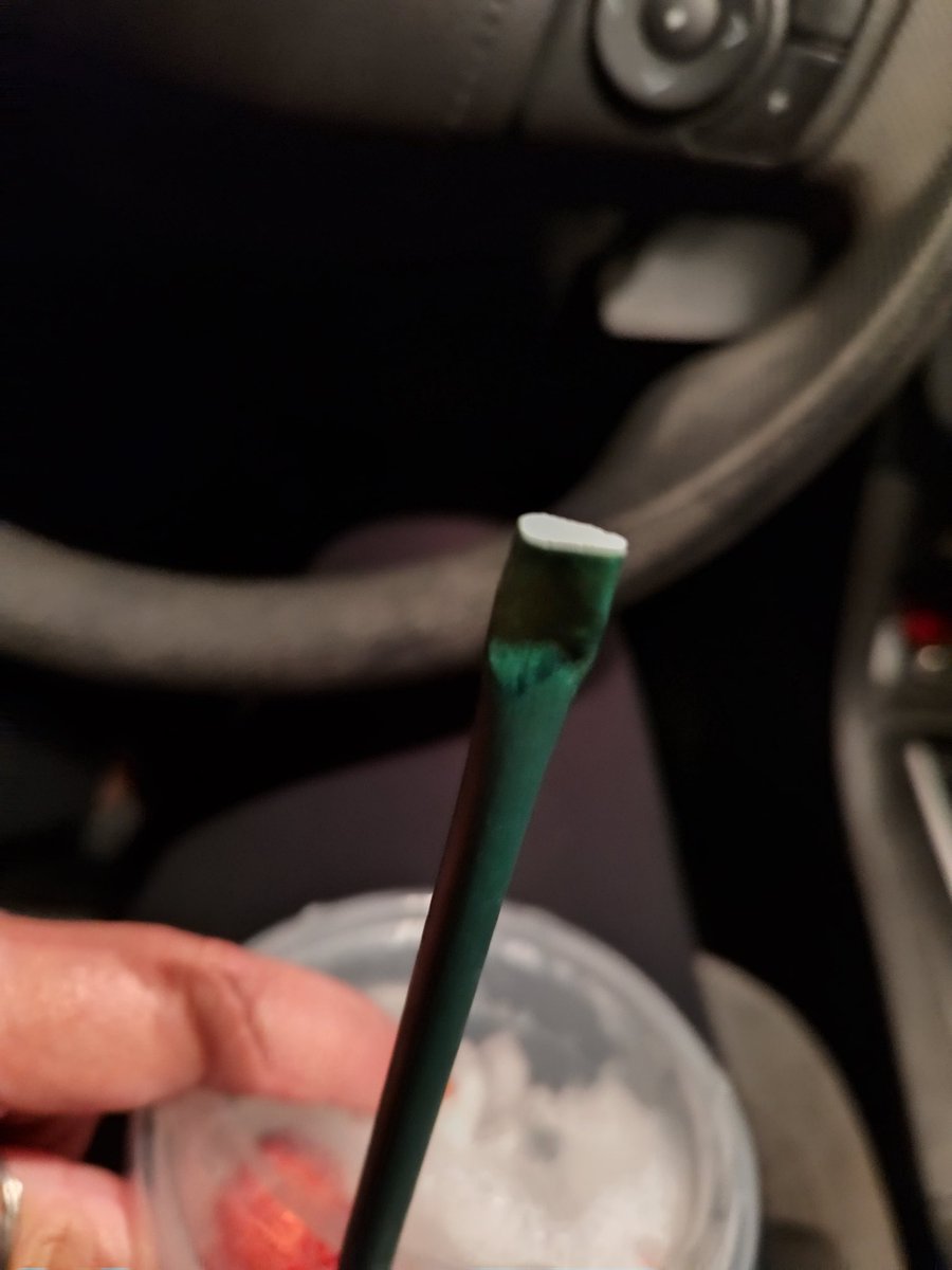 Cee_Ceelicious's tweet photo. Bring back plastic straws! WTF is this shit? 😤 Ugh #Trump2024 #Paperstraw https://t.co/llZDlKWHsX