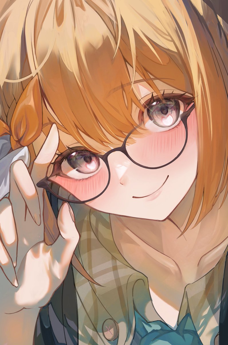 #prsk_FA  
#花里みのり 
ZOZOコラボ第2弾のメガネみのりちゃんが可愛すぎた…！