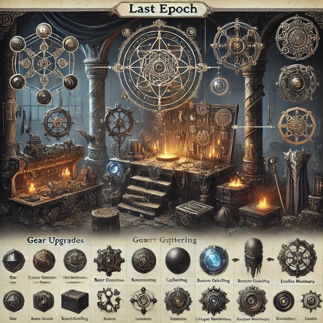 Rankbeasts's tweet image. Crafting System Overview. Crafting in Last Epoch is a vital aspect. Use it to upgrade gear and add unique modifiers. Gather resources and experiment with different combinations. #LastEpoch #CraftingSystem #GearUpgrade #RPGCrafting #ResourceGathering #RankBeasts