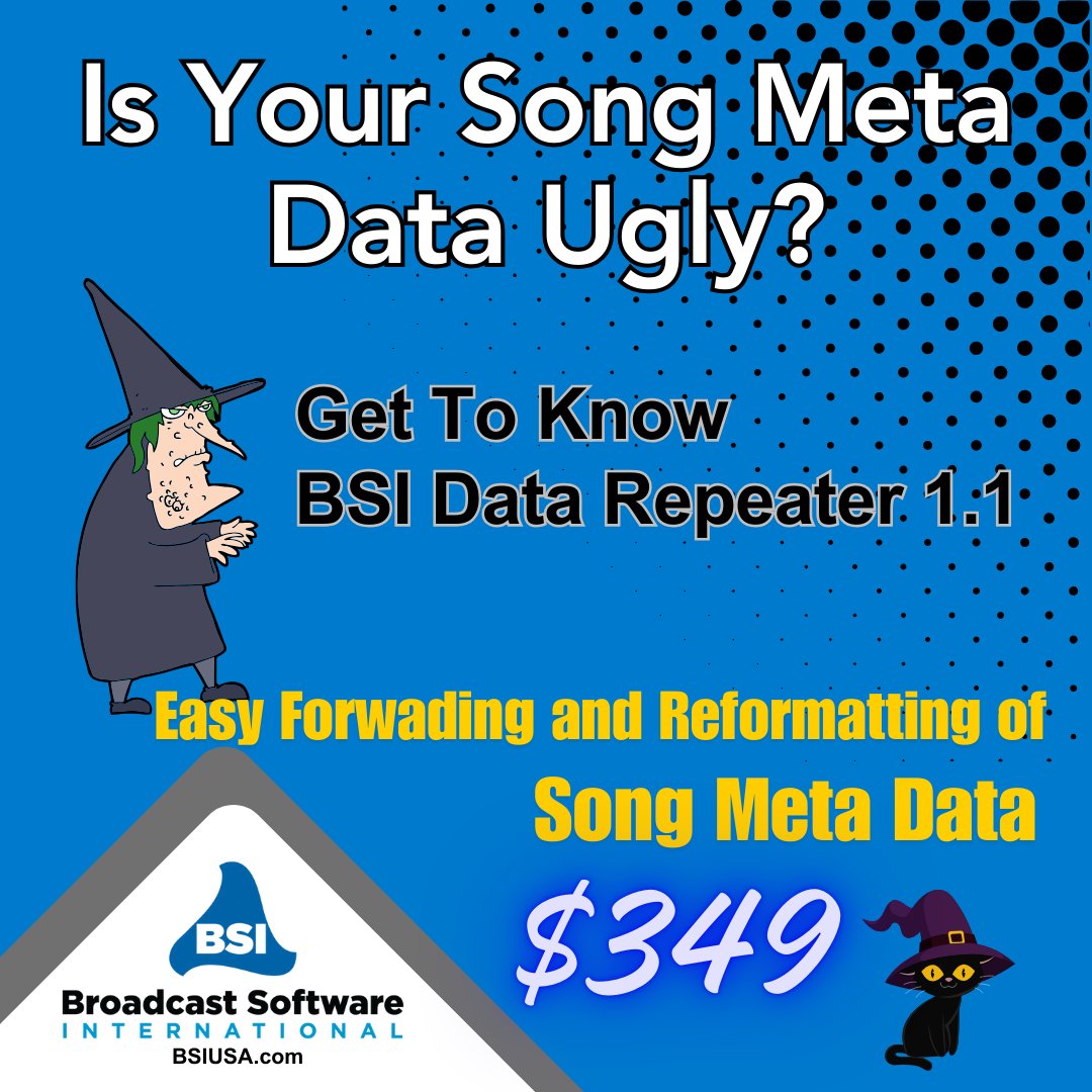 Broad_Soft_Intl's tweet image. It&apos;s time to make your data look pretty!

bsiusa.com/product/miscel…
#BroadcastSoftware
#RadioAutomation
#MediaSoftware
#BroadcastEngineering
#RadioSoftware