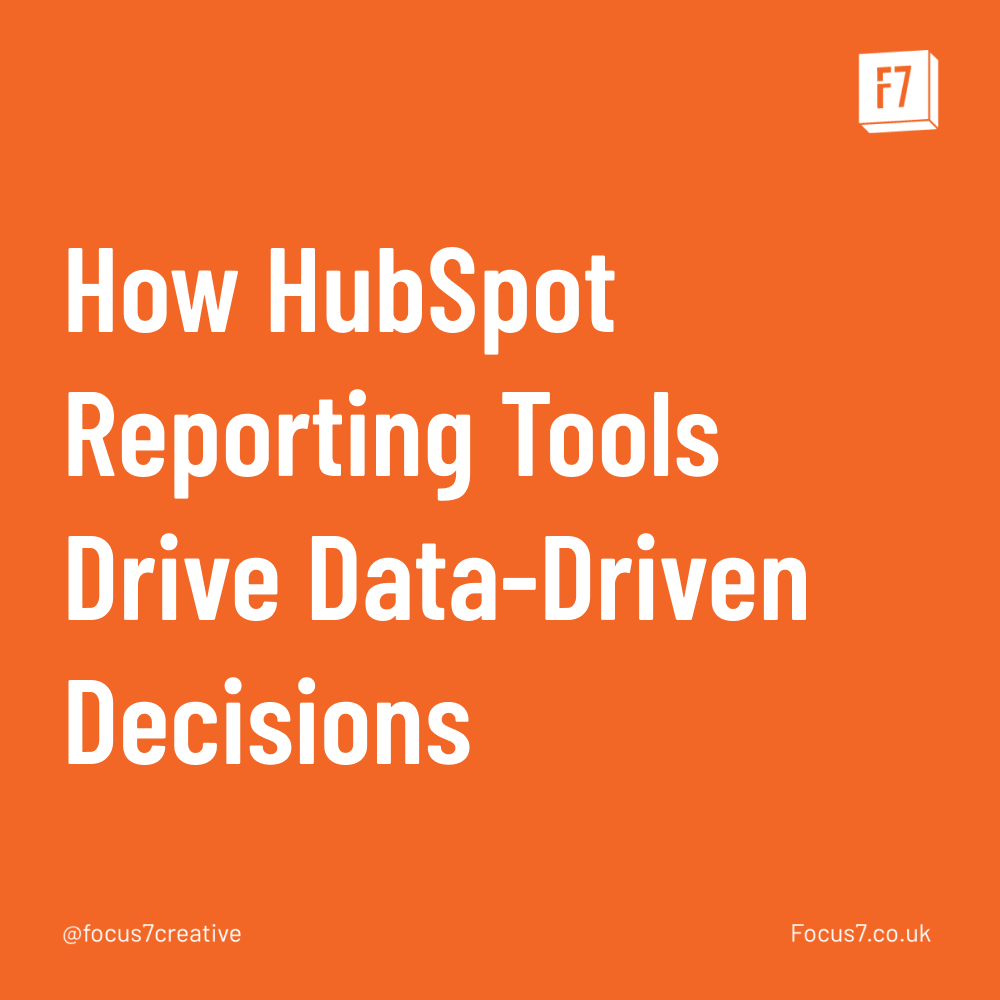 📊 Make data-driven decisions with HubSpot's reporting tools. Track, analyse, and optimise for better results. 🤝 Comment or DM us!

Stay updated! Subscribe to our newsletter 👉 hubs.la/Q02Mk-p30

#DataDriven #HubSpot #Focus7
