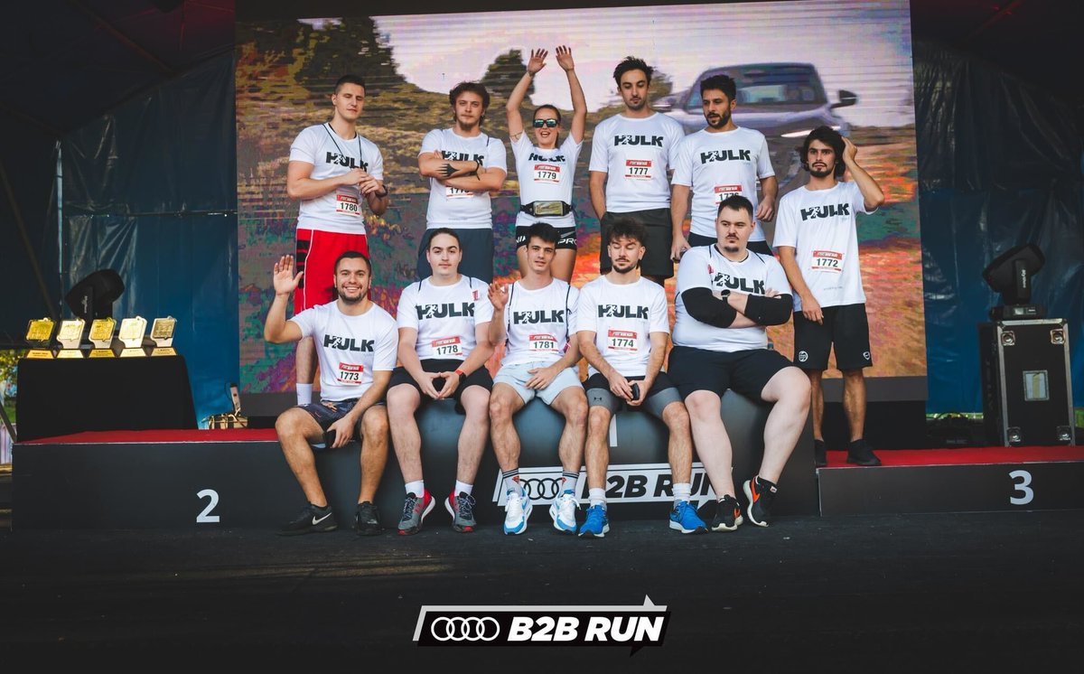 hulkapps's tweet photo. Our team successfully participated in the AUDI B2B RUN for the third year in a row! 🏃🏻♀️🏅🏃🏻
While some ran and others walked, they all reached the finish line and had the best time! 🚀
#HulkAppsTeam #HulkApps #AudiB2BRunSarajevo https://t.co/4Eom03bJZk
