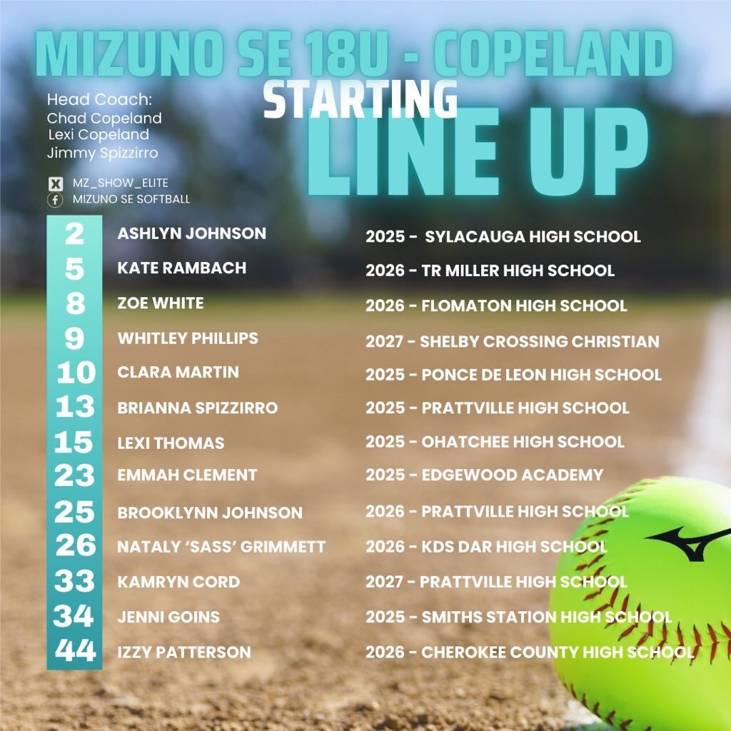 mz_show_elite's tweet photo. 2024 Fall Roster!!! Time to get started this weekend!! https://t.co/U9ZA0TIsEV