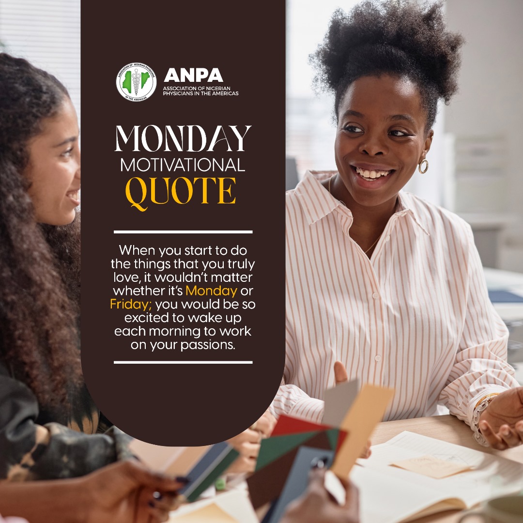 anpanational's tweet image. The day of the week becomes irrelevant when you pursue what you genuinely enjoy, You'll feel energized and eager to wake up each day to work on what excites you. Your passion turns work into something fulfilling rather than a routine! #MondayMotivation #Fulfillment #dayoftheweek