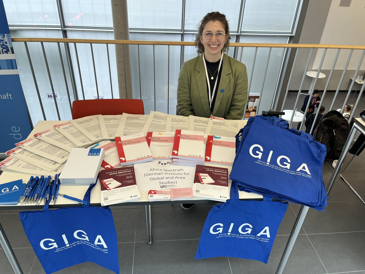 Pleased to be representing <a href="/AfricaSpectrum/">Africa Spectrum</a> as co-editor-in-chief at the <a href="/VAD_eV/">VAD e.V.</a> Conference. Come visit our editorial assistant <a href="/thisisjignesh/">Jignesh</a> and me on the 1st floor!