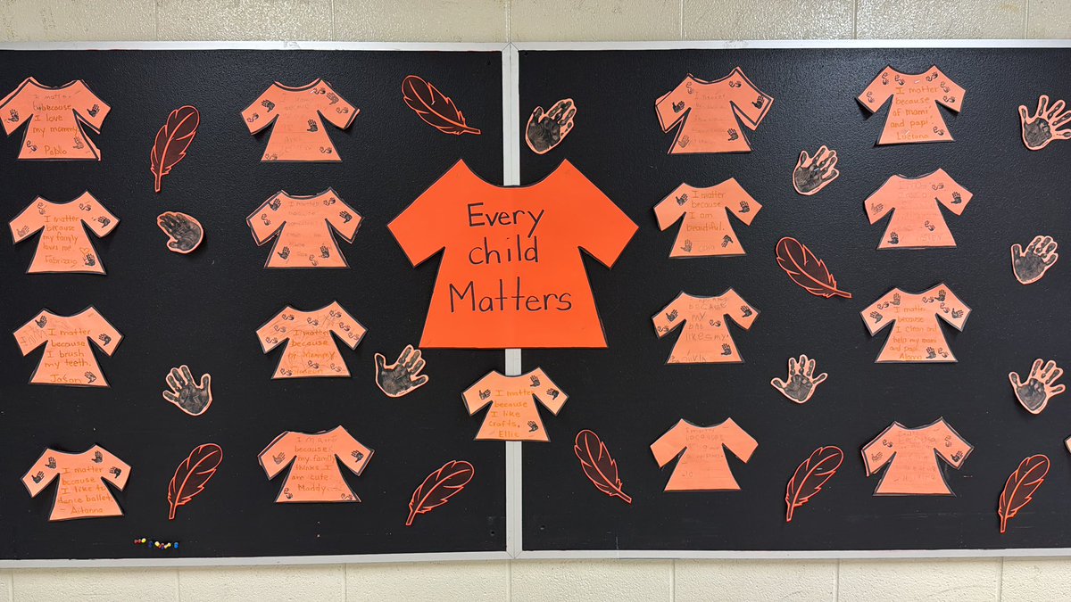 A beautiful display for National Truth and Reconciliation Day. <a href="/niagaracatholic/">Niagara Catholic DSB</a>