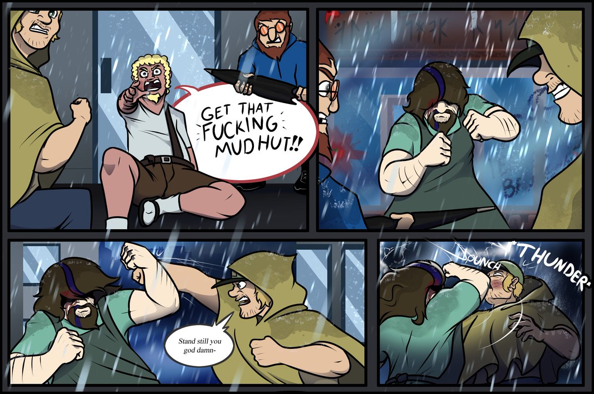 albornstella's tweet photo. Hey fellas, sorry for the wait. Had a lot of work to do but here's the continueation of the comic. :D 

I will take a break next month from the comic to not burn myself out but also to draw scary stuff.... since it's October! >:3 https://t.co/yhFApNgiae