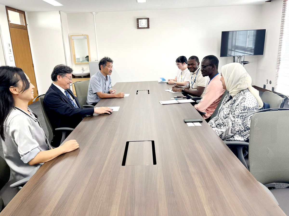 Yinji_Li's tweet photo. It seems that we had a very fruitful day today!😊️ Thanks Prof Seki, Prof Hiratsuka, Prof Kawasaki, Prof Saito, and Prof Uchida!✨️
#JICAtraining
#universityprogram
#tokaiuniversity
#エジプト #カメルーン #セネガル #水産行政官 #東海大学研修 https://t.co/43By5sXYBH